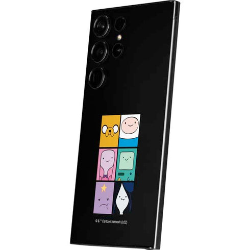 Adult Swim Adventure Time Character Tiles Galaxy S25 Ultra Skin